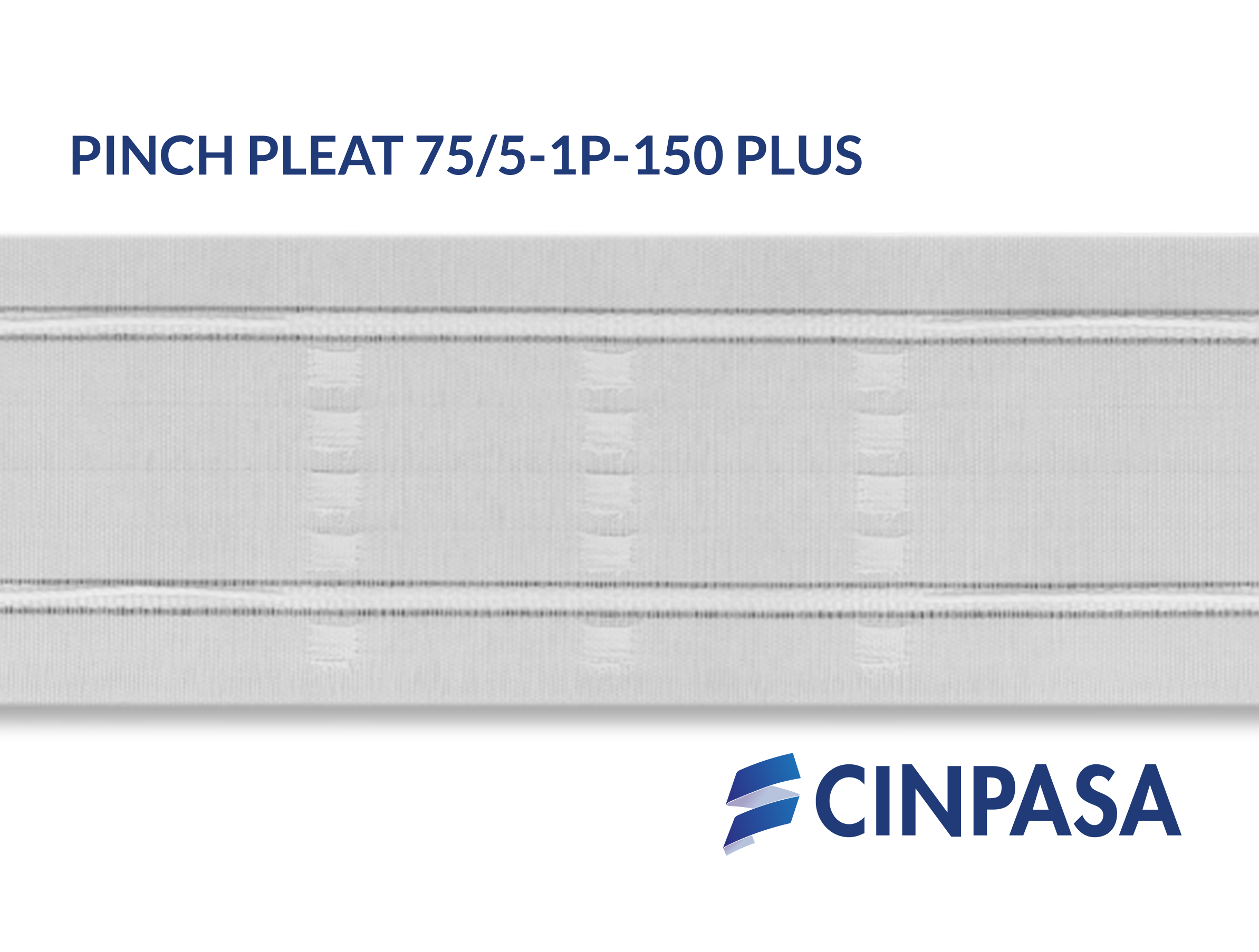  Cinta fruncidora Pinch Pleat 1 pliegue 